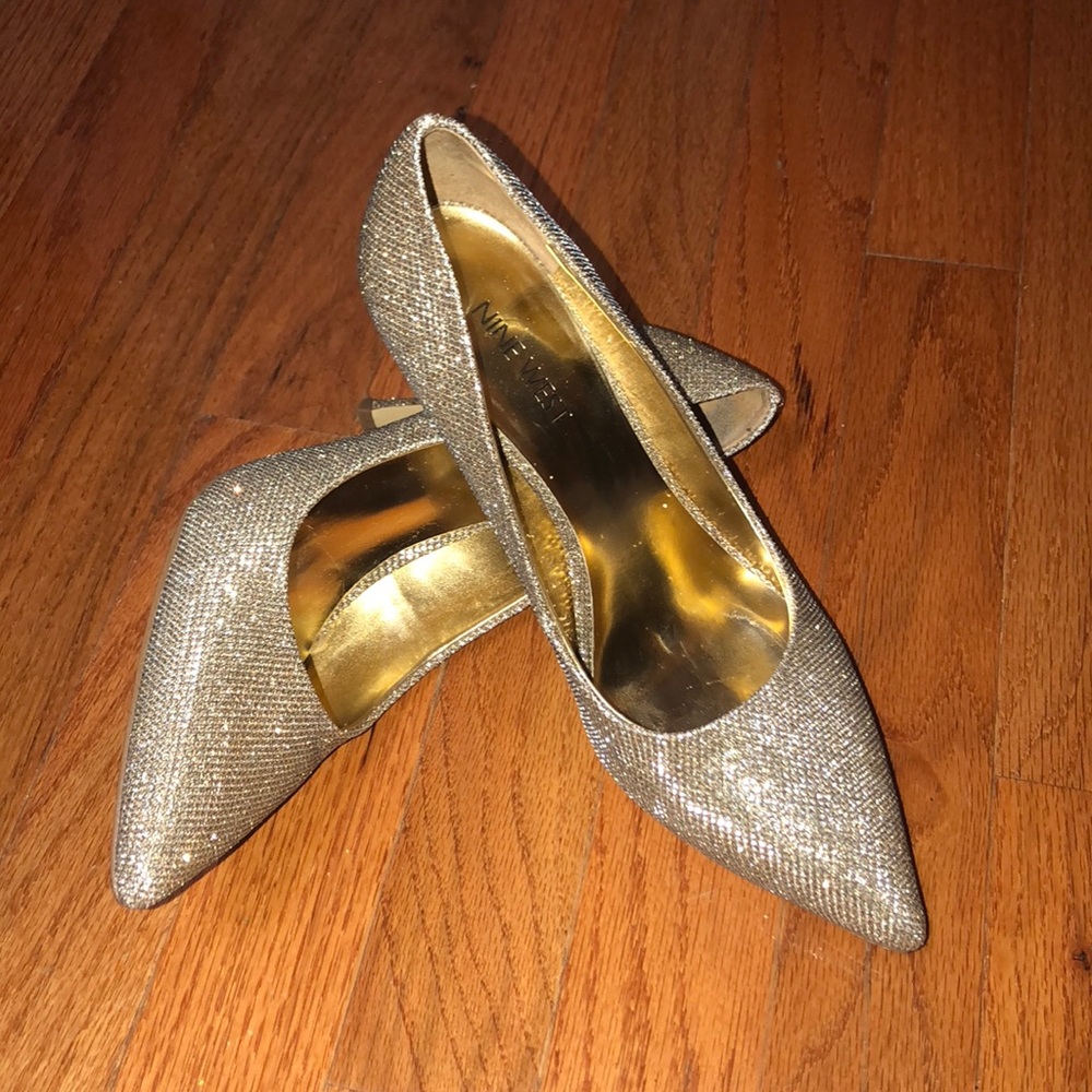COPY - Nine West Pumps Gold
